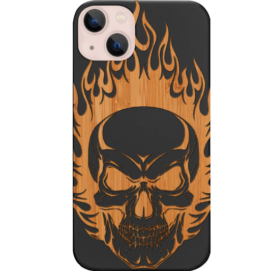 Skull on Fire - Engraved Phone Case for iPhone 15/iPhone 15 Plus/iPhone 15 Pro/iPhone 15 Pro Max/iPhone 14/
iPhone 14 Plus/iPhone 14 Pro/iPhone 14 Pro Max/iPhone 13/iPhone 13 Mini/
iPhone 13 Pro/iPhone 13 Pro Max/iPhone 12 Mini/iPhone 12/
iPhone 12 Pro Max/iPhone 11/iPhone 11 Pro/iPhone 11 Pro Max/iPhone X/Xs Universal/iPhone XR/iPhone Xs Max/
Samsung S23/Samsung S23 Plus/Samsung S23 Ultra/Samsung S22/Samsung S22 Plus/Samsung S22 Ultra/Samsung S21