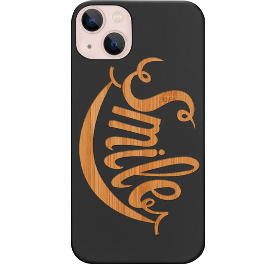 Smile - Engraved Phone Case for iPhone 15/iPhone 15 Plus/iPhone 15 Pro/iPhone 15 Pro Max/iPhone 14/
iPhone 14 Plus/iPhone 14 Pro/iPhone 14 Pro Max/iPhone 13/iPhone 13 Mini/
iPhone 13 Pro/iPhone 13 Pro Max/iPhone 12 Mini/iPhone 12/
iPhone 12 Pro Max/iPhone 11/iPhone 11 Pro/iPhone 11 Pro Max/iPhone X/Xs Universal/iPhone XR/iPhone Xs Max/
Samsung S23/Samsung S23 Plus/Samsung S23 Ultra/Samsung S22/Samsung S22 Plus/Samsung S22 Ultra/Samsung S21