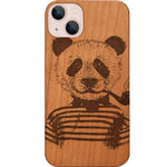 Smoking Panda - Engraved Phone Case