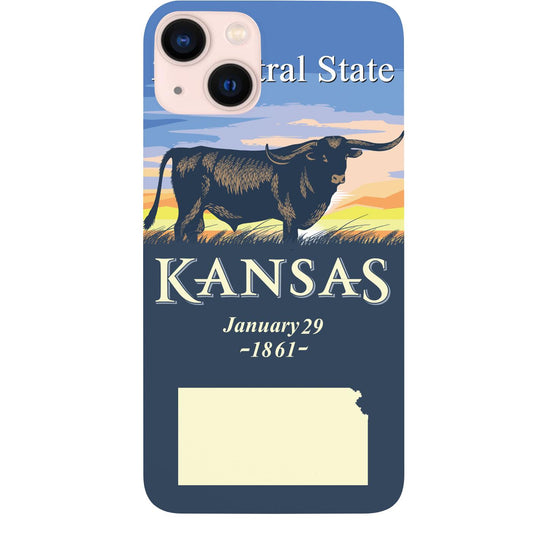 State Kansas - UV Color Printed Phone Case for iPhone 15/iPhone 15 Plus/iPhone 15 Pro/iPhone 15 Pro Max/iPhone 14/
iPhone 14 Plus/iPhone 14 Pro/iPhone 14 Pro Max/iPhone 13/iPhone 13 Mini/
iPhone 13 Pro/iPhone 13 Pro Max/iPhone 12 Mini/iPhone 12/
iPhone 12 Pro Max/iPhone 11/iPhone 11 Pro/iPhone 11 Pro Max/iPhone X/Xs Universal/iPhone XR/iPhone Xs Max/
Samsung S23/Samsung S23 Plus/Samsung S23 Ultra/Samsung S22/Samsung S22 Plus/Samsung S22 Ultra/Samsung S21