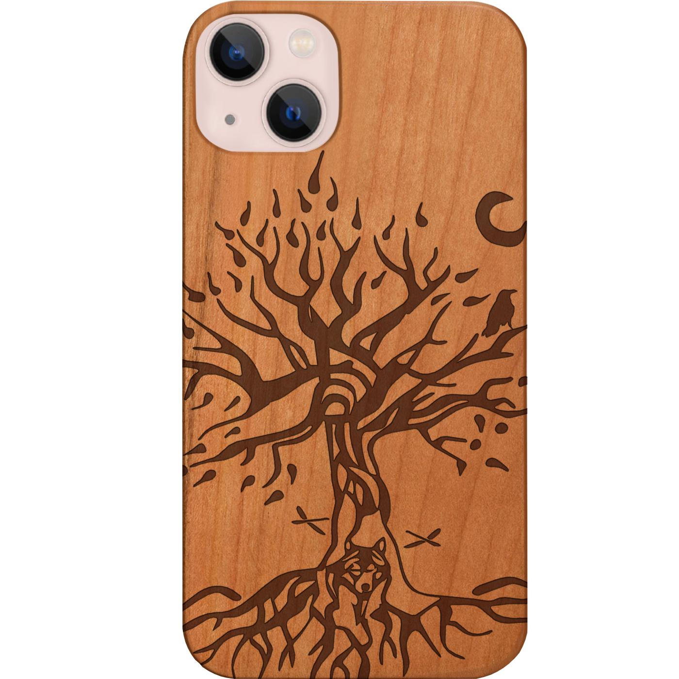 Tree with Wolf - Engraved Phone Case for iPhone 15/iPhone 15 Plus/iPhone 15 Pro/iPhone 15 Pro Max/iPhone 14/
    iPhone 14 Plus/iPhone 14 Pro/iPhone 14 Pro Max/iPhone 13/iPhone 13 Mini/
    iPhone 13 Pro/iPhone 13 Pro Max/iPhone 12 Mini/iPhone 12/
    iPhone 12 Pro Max/iPhone 11/iPhone 11 Pro/iPhone 11 Pro Max/iPhone X/Xs Universal/iPhone XR/iPhone Xs Max/
    Samsung S23/Samsung S23 Plus/Samsung S23 Ultra/Samsung S22/Samsung S22 Plus/Samsung S22 Ultra/Samsung S21