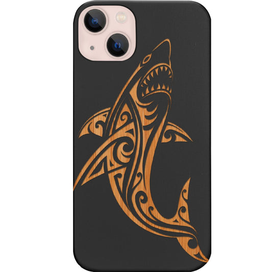 Tribal Shark - Engraved Phone Case for iPhone 15/iPhone 15 Plus/iPhone 15 Pro/iPhone 15 Pro Max/iPhone 14/
iPhone 14 Plus/iPhone 14 Pro/iPhone 14 Pro Max/iPhone 13/iPhone 13 Mini/
iPhone 13 Pro/iPhone 13 Pro Max/iPhone 12 Mini/iPhone 12/
iPhone 12 Pro Max/iPhone 11/iPhone 11 Pro/iPhone 11 Pro Max/iPhone X/Xs Universal/iPhone XR/iPhone Xs Max/
Samsung S23/Samsung S23 Plus/Samsung S23 Ultra/Samsung S22/Samsung S22 Plus/Samsung S22 Ultra/Samsung S21