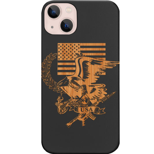 U.S. Flag with Eagle - Engraved Phone Case for iPhone 15/iPhone 15 Plus/iPhone 15 Pro/iPhone 15 Pro Max/iPhone 14/
iPhone 14 Plus/iPhone 14 Pro/iPhone 14 Pro Max/iPhone 13/iPhone 13 Mini/
iPhone 13 Pro/iPhone 13 Pro Max/iPhone 12 Mini/iPhone 12/
iPhone 12 Pro Max/iPhone 11/iPhone 11 Pro/iPhone 11 Pro Max/iPhone X/Xs Universal/iPhone XR/iPhone Xs Max/
Samsung S23/Samsung S23 Plus/Samsung S23 Ultra/Samsung S22/Samsung S22 Plus/Samsung S22 Ultra/Samsung S21