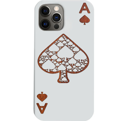 Ace of Spades - Engraved Phone Case for iPhone 15/iPhone 15 Plus/iPhone 15 Pro/iPhone 15 Pro Max/iPhone 14/
    iPhone 14 Plus/iPhone 14 Pro/iPhone 14 Pro Max/iPhone 13/iPhone 13 Mini/
    iPhone 13 Pro/iPhone 13 Pro Max/iPhone 12 Mini/iPhone 12/
    iPhone 12 Pro Max/iPhone 11/iPhone 11 Pro/iPhone 11 Pro Max/iPhone X/Xs Universal/iPhone XR/iPhone Xs Max/iPhone 6/6S/7/8 Universal/
    iPhone 6+/6S+/7+/8+ Universal/Samsung S23/Samsung S23 Plus/Samsung S23 Ultra/Samsung S22/Samsung S22 Plus/Samsung S21