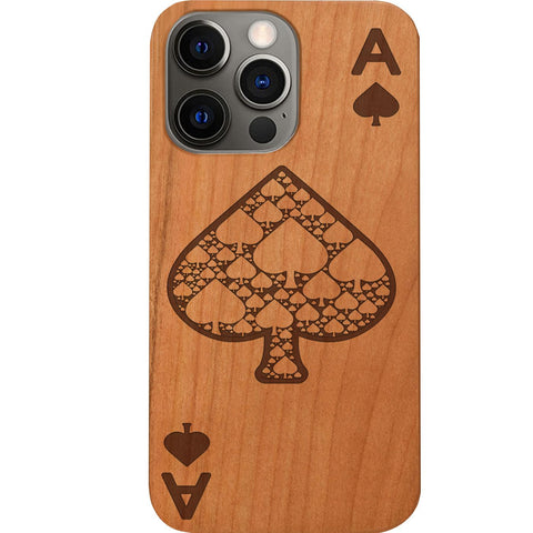 Ace of Spades - Engraved Phone Case for iPhone 15/iPhone 15 Plus/iPhone 15 Pro/iPhone 15 Pro Max/iPhone 14/
    iPhone 14 Plus/iPhone 14 Pro/iPhone 14 Pro Max/iPhone 13/iPhone 13 Mini/
    iPhone 13 Pro/iPhone 13 Pro Max/iPhone 12 Mini/iPhone 12/
    iPhone 12 Pro Max/iPhone 11/iPhone 11 Pro/iPhone 11 Pro Max/iPhone X/Xs Universal/iPhone XR/iPhone Xs Max/iPhone 6/6S/7/8 Universal/
    iPhone 6+/6S+/7+/8+ Universal/Samsung S23/Samsung S23 Plus/Samsung S23 Ultra/Samsung S22/Samsung S22 Plus/Samsung S21