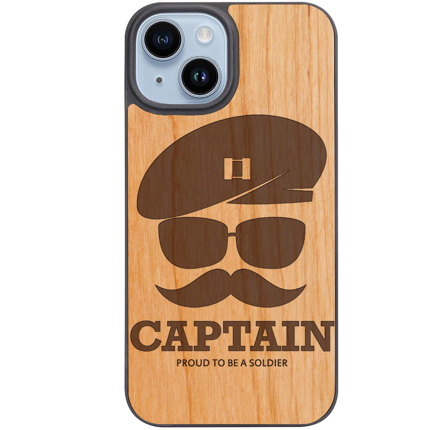 Army Rank Captain - Engraved Phone Case
