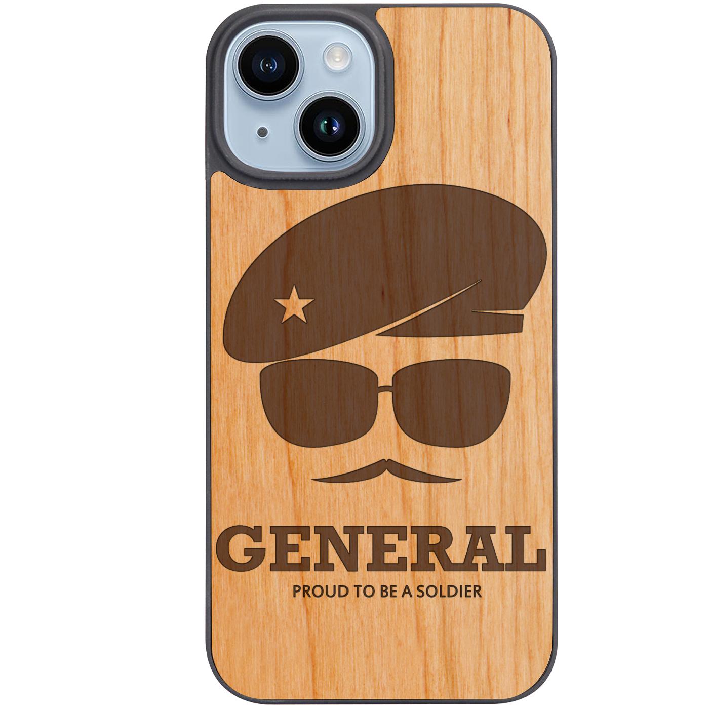 Army Rank General - Engraved Phone Case
