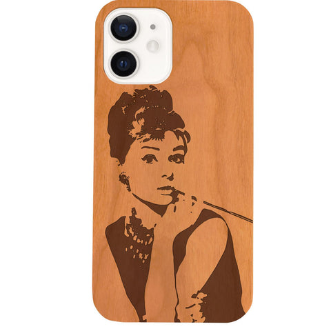 Audrey Hepburn - Engraved Phone Case for iPhone 15/iPhone 15 Plus/iPhone 15 Pro/iPhone 15 Pro Max/iPhone 14/
    iPhone 14 Plus/iPhone 14 Pro/iPhone 14 Pro Max/iPhone 13/iPhone 13 Mini/
    iPhone 13 Pro/iPhone 13 Pro Max/iPhone 12 Mini/iPhone 12/
    iPhone 12 Pro Max/iPhone 11/iPhone 11 Pro/iPhone 11 Pro Max/iPhone X/Xs Universal/iPhone XR/iPhone Xs Max/
    Samsung S23/Samsung S23 Plus/Samsung S23 Ultra/Samsung S22/Samsung S22 Plus/Samsung S22 Ultra/Samsung S21