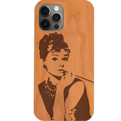 Audrey Hepburn - Engraved Phone Case for iPhone 15/iPhone 15 Plus/iPhone 15 Pro/iPhone 15 Pro Max/iPhone 14/
    iPhone 14 Plus/iPhone 14 Pro/iPhone 14 Pro Max/iPhone 13/iPhone 13 Mini/
    iPhone 13 Pro/iPhone 13 Pro Max/iPhone 12 Mini/iPhone 12/
    iPhone 12 Pro Max/iPhone 11/iPhone 11 Pro/iPhone 11 Pro Max/iPhone X/Xs Universal/iPhone XR/iPhone Xs Max/
    Samsung S23/Samsung S23 Plus/Samsung S23 Ultra/Samsung S22/Samsung S22 Plus/Samsung S22 Ultra/Samsung S21