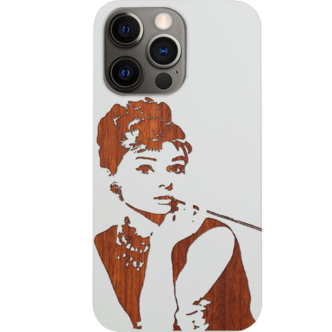 Audrey Hepburn - Engraved Phone Case for iPhone 15/iPhone 15 Plus/iPhone 15 Pro/iPhone 15 Pro Max/iPhone 14/
    iPhone 14 Plus/iPhone 14 Pro/iPhone 14 Pro Max/iPhone 13/iPhone 13 Mini/
    iPhone 13 Pro/iPhone 13 Pro Max/iPhone 12 Mini/iPhone 12/
    iPhone 12 Pro Max/iPhone 11/iPhone 11 Pro/iPhone 11 Pro Max/iPhone X/Xs Universal/iPhone XR/iPhone Xs Max/
    Samsung S23/Samsung S23 Plus/Samsung S23 Ultra/Samsung S22/Samsung S22 Plus/Samsung S22 Ultra/Samsung S21