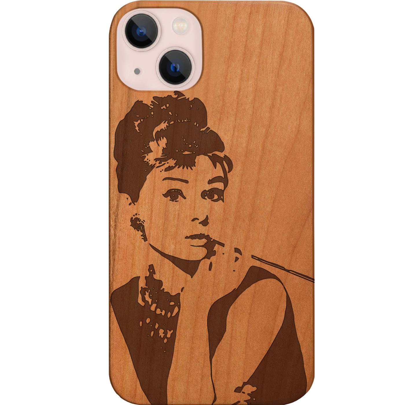 Audrey Hepburn - Engraved Phone Case for iPhone 15/iPhone 15 Plus/iPhone 15 Pro/iPhone 15 Pro Max/iPhone 14/
    iPhone 14 Plus/iPhone 14 Pro/iPhone 14 Pro Max/iPhone 13/iPhone 13 Mini/
    iPhone 13 Pro/iPhone 13 Pro Max/iPhone 12 Mini/iPhone 12/
    iPhone 12 Pro Max/iPhone 11/iPhone 11 Pro/iPhone 11 Pro Max/iPhone X/Xs Universal/iPhone XR/iPhone Xs Max/
    Samsung S23/Samsung S23 Plus/Samsung S23 Ultra/Samsung S22/Samsung S22 Plus/Samsung S22 Ultra/Samsung S21