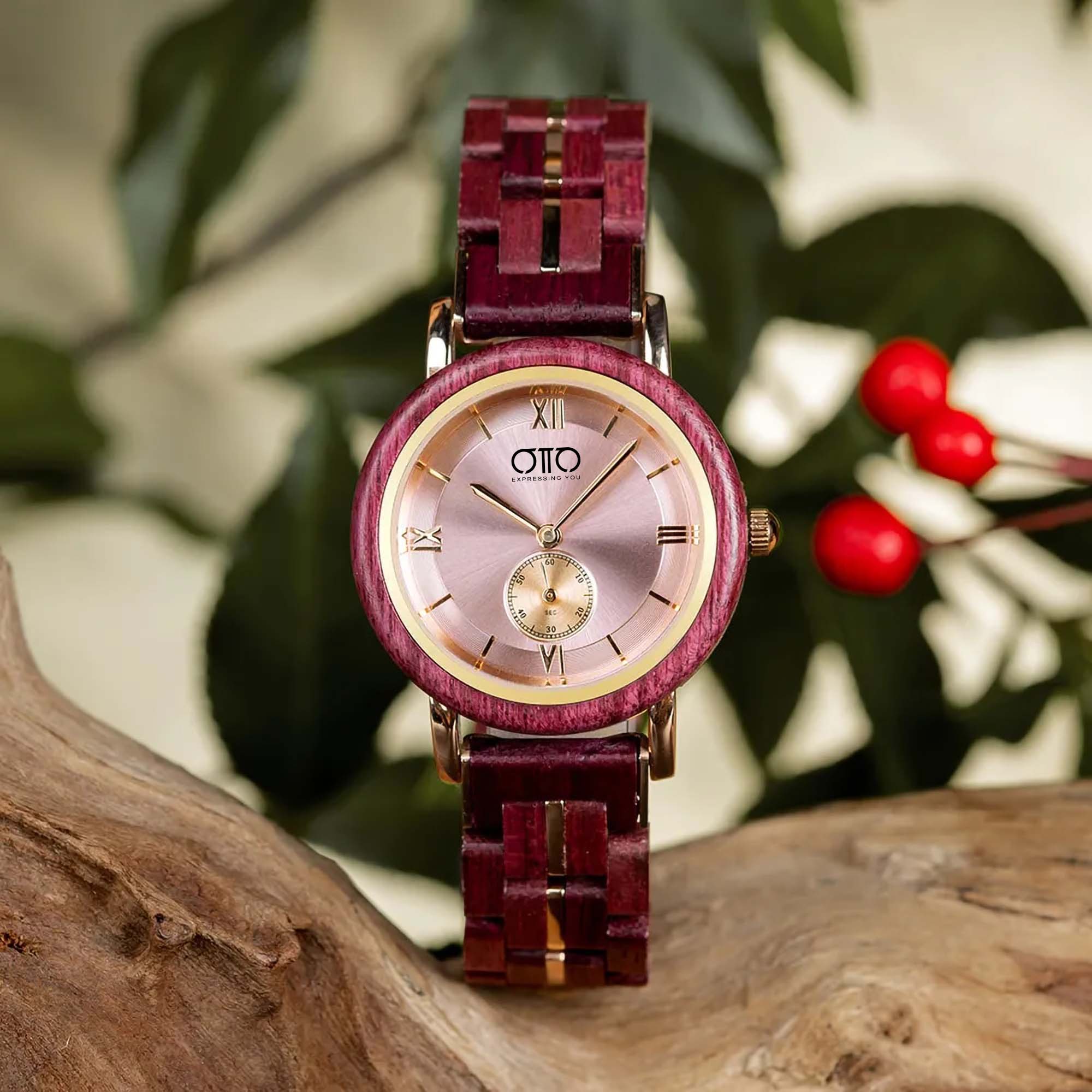 Ladies discount wooden watches