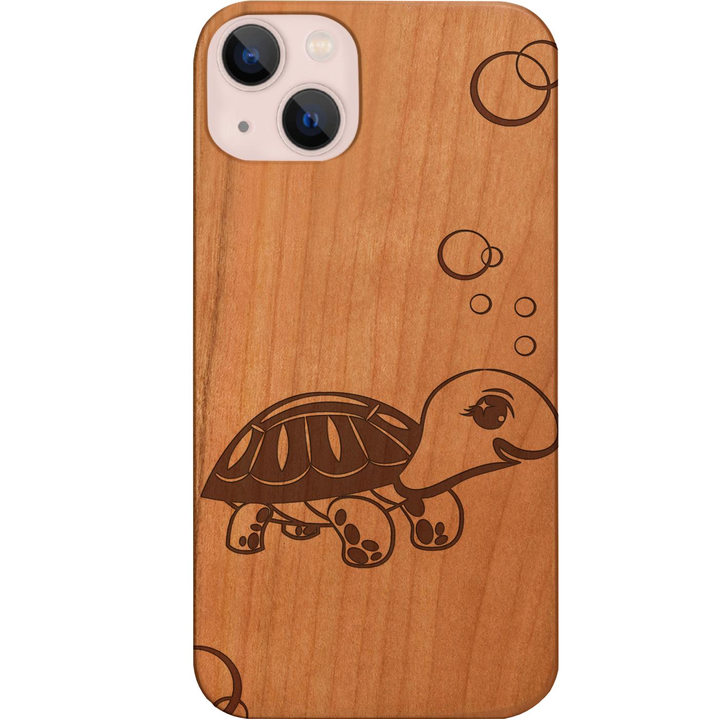 Baby Tortoise - Engraved Phone Case