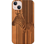 Barcode Zebra - Engraved Phone Case