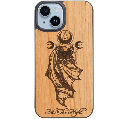 Bat - Engraved Phone Case