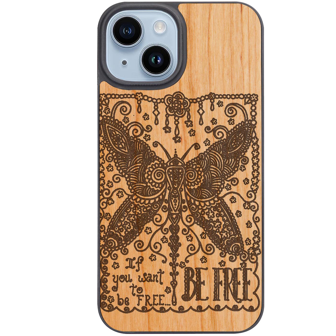 Be Free2 - Engraved Phone Case