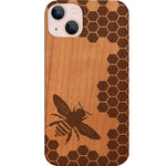 Bee Honeycomb - Engraved Phone Case