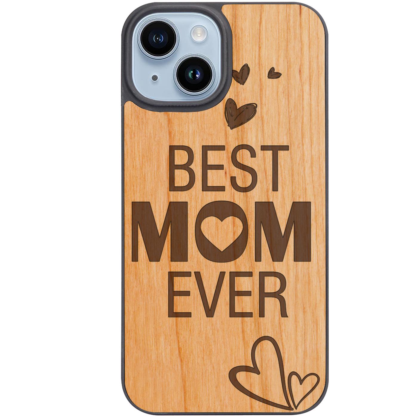 Best Mom Ever 1 Engraved Phone Case