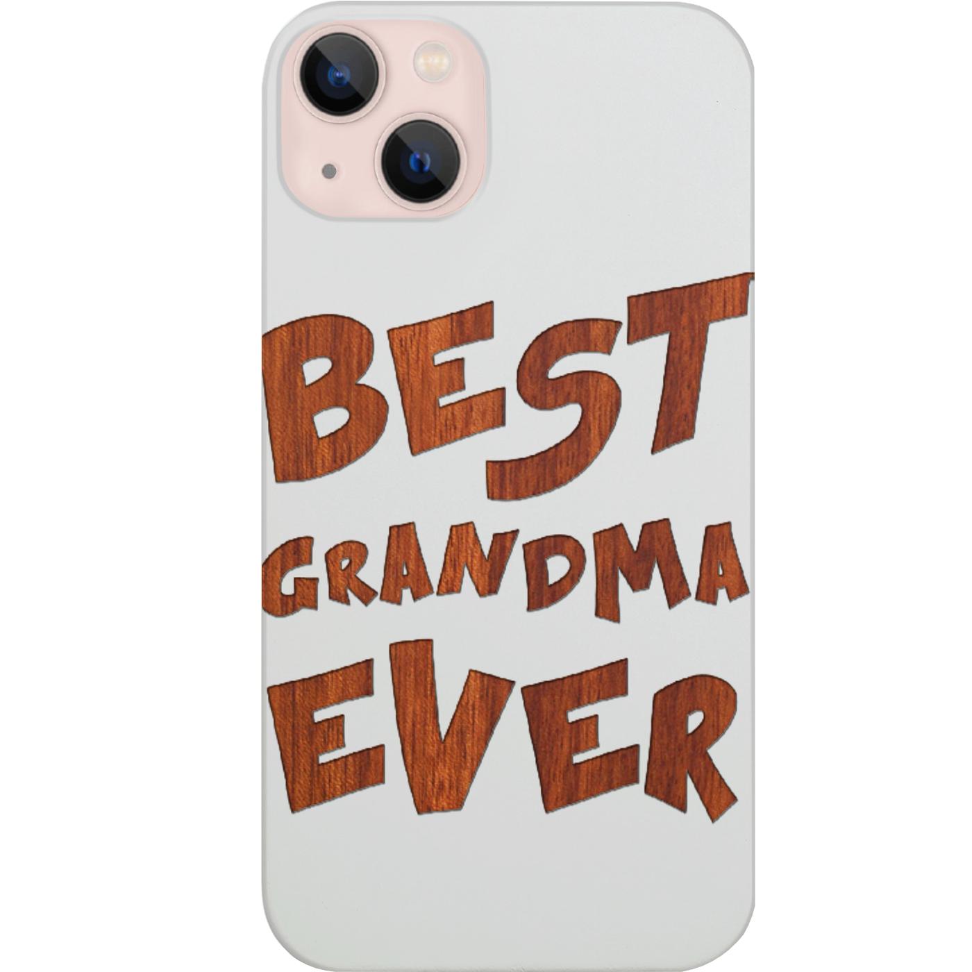 Best Grandma Ever Engraved Phone Case