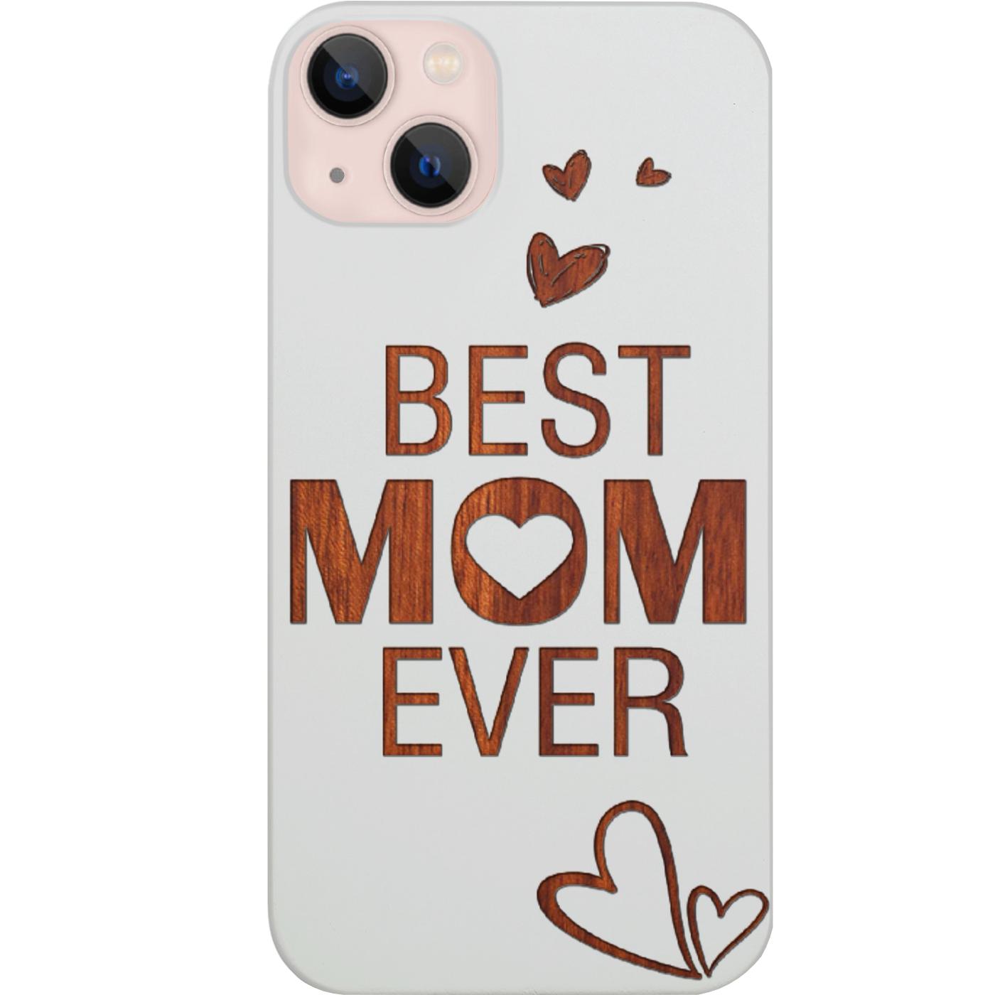 Best Mom Ever 1 Engraved Phone Case