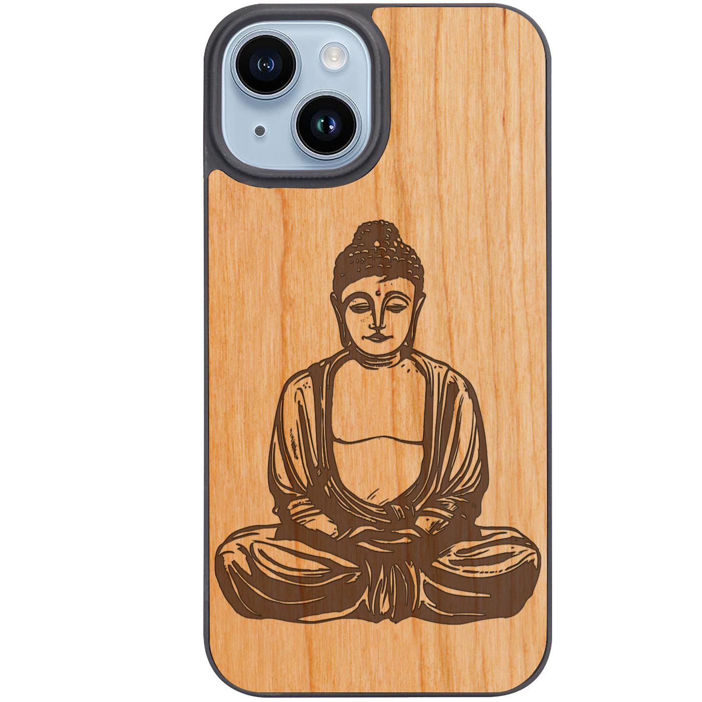 Buddha Meditation - Engraved Phone Case