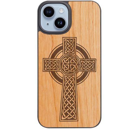 Celtic Cross - Engraved Phone Case