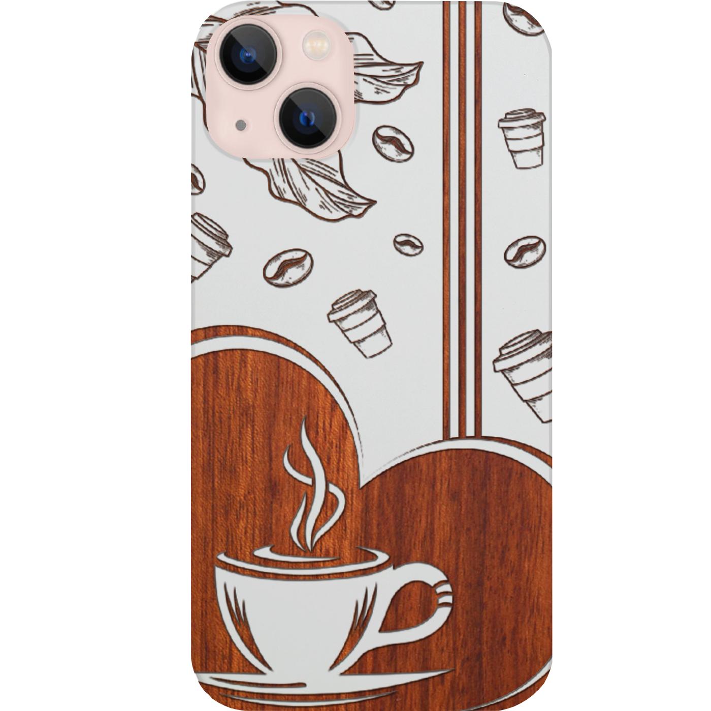 Coffee Love - Engraved Phone Case