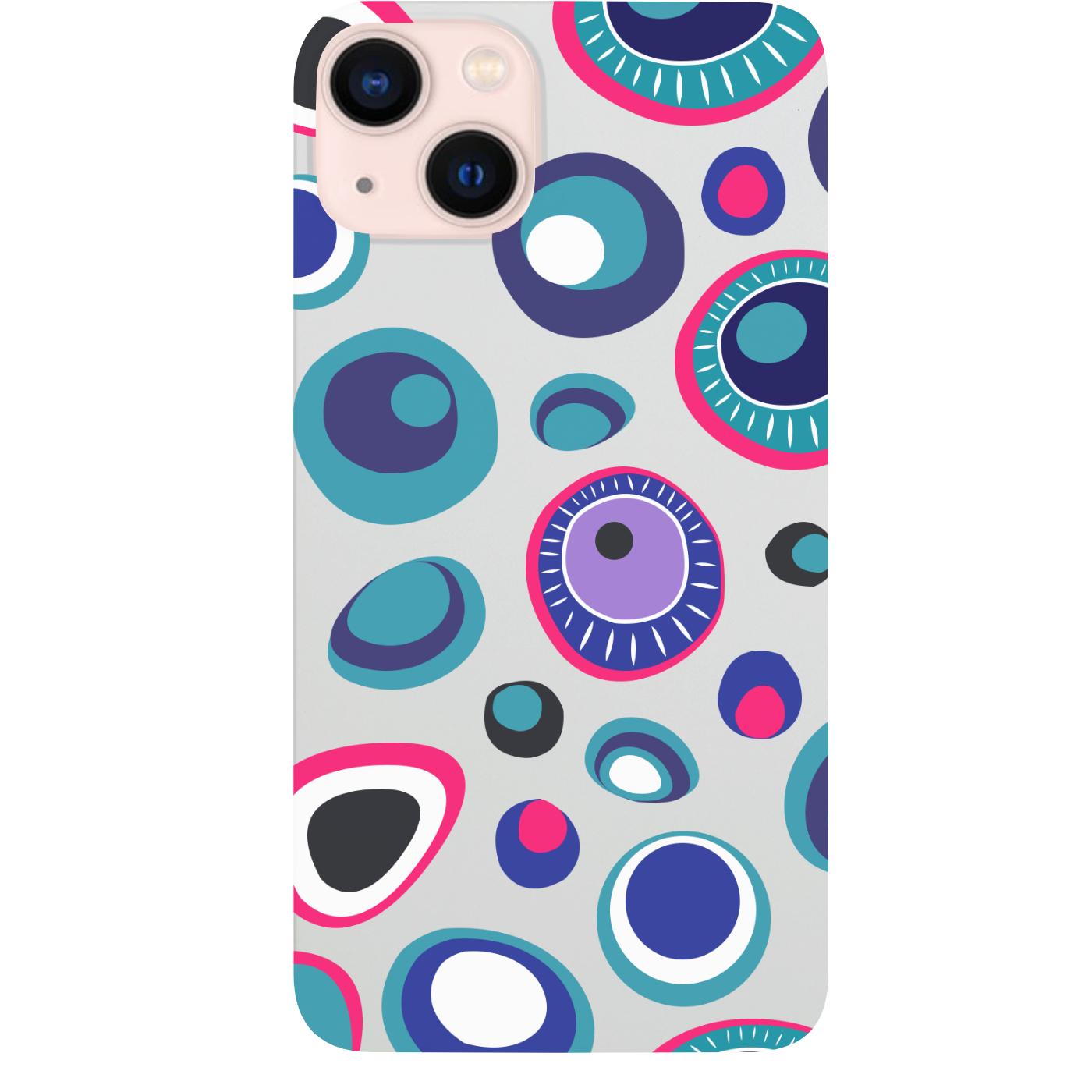 Colorful Evil Eyes - UV Color Printed Phone Case for iPhone 15/iPhone 15 Plus/iPhone 15 Pro/iPhone 15 Pro Max/iPhone 14/
    iPhone 14 Plus/iPhone 14 Pro/iPhone 14 Pro Max/iPhone 13/iPhone 13 Mini/
    iPhone 13 Pro/iPhone 13 Pro Max/iPhone 12 Mini/iPhone 12/
    iPhone 12 Pro Max/iPhone 11/iPhone 11 Pro/iPhone 11 Pro Max/iPhone X/Xs Universal/iPhone XR/iPhone Xs Max/
    Samsung S23/Samsung S23 Plus/Samsung S23 Ultra/Samsung S22/Samsung S22 Plus/Samsung S22 Ultra/Samsung S21