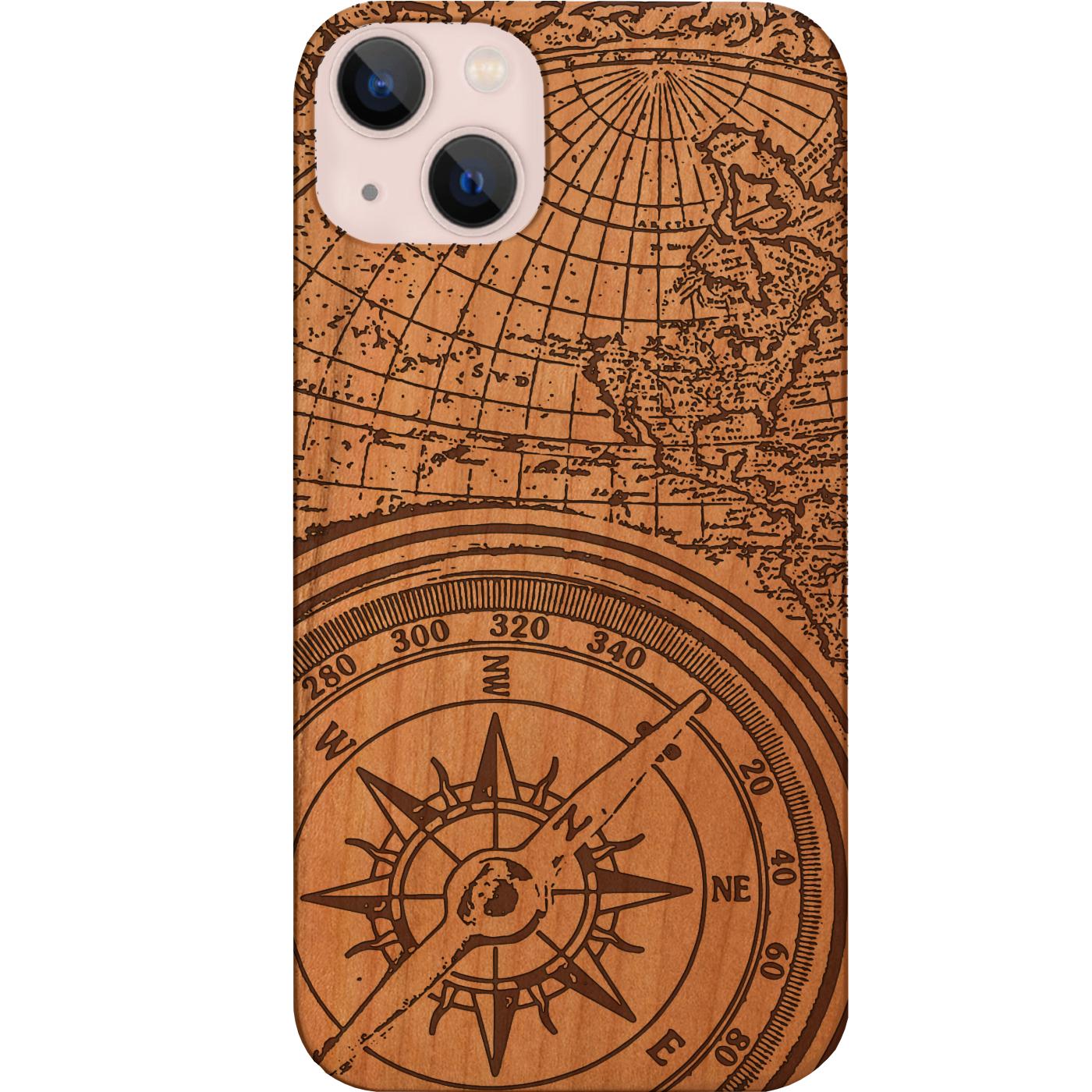 Compass - Engraved Phone Case