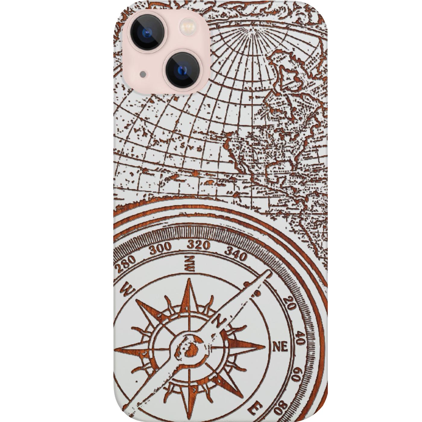 Compass - Engraved Phone Case