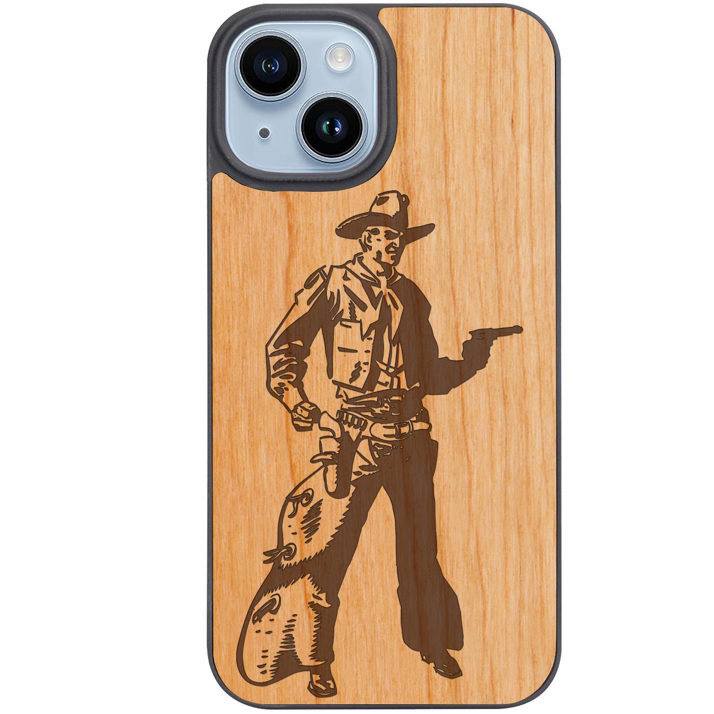 Cowboy 2 - Engraved Phone Case