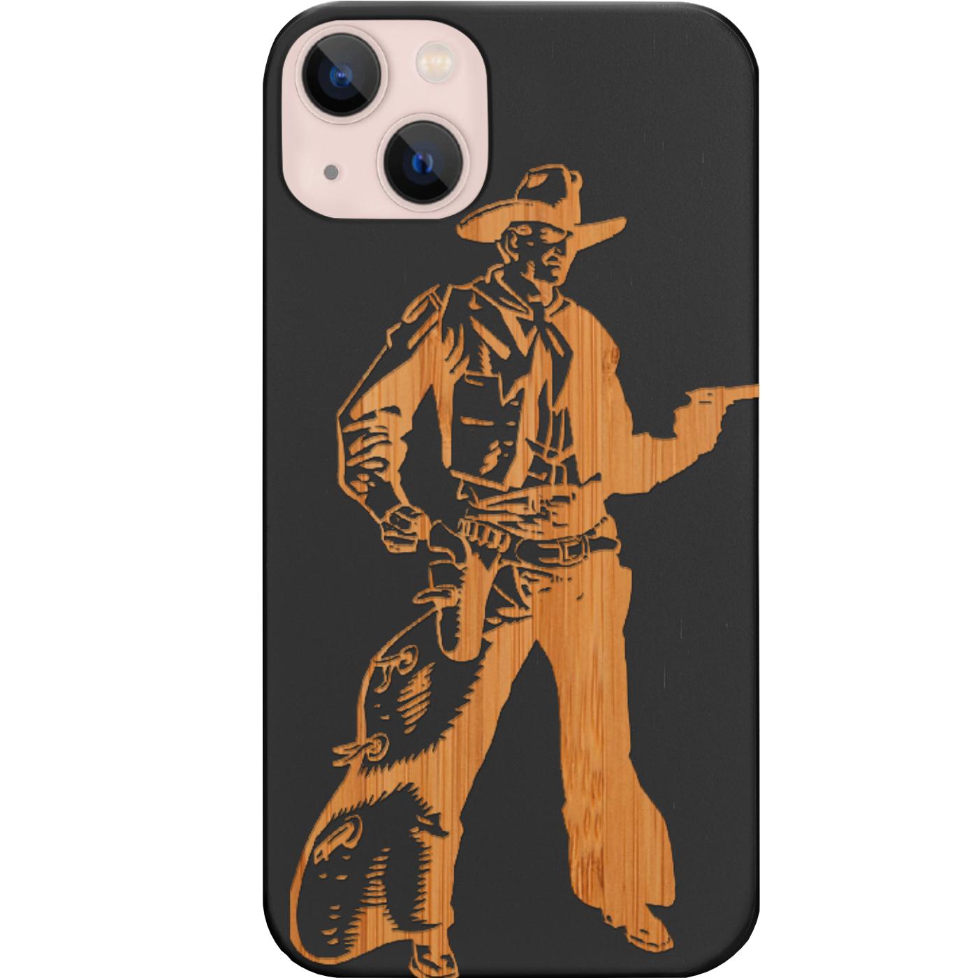 Cowboy 2 - Engraved Phone Case