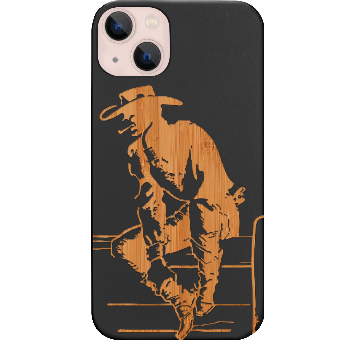 Cowboy 3 - Engraved Phone Case