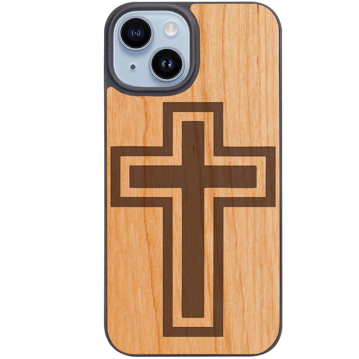 Cross 1 - Engraved Phone Case