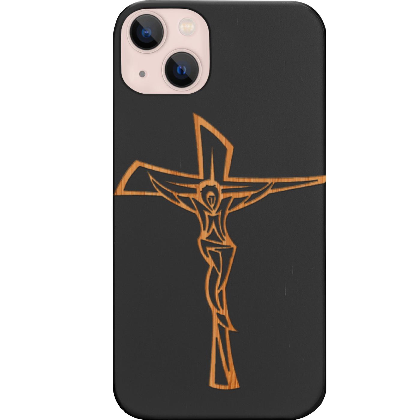 Crucifix - Engraved Phone Case