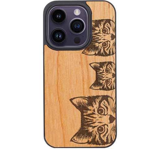 Curious Cats - Engraved Phone Case for iPhone 15/iPhone 15 Plus/iPhone 15 Pro/iPhone 15 Pro Max/iPhone 14/
    iPhone 14 Plus/iPhone 14 Pro/iPhone 14 Pro Max/iPhone 13/iPhone 13 Mini/
    iPhone 13 Pro/iPhone 13 Pro Max/iPhone 12 Mini/iPhone 12/
    iPhone 12 Pro Max/iPhone 11/iPhone 11 Pro/iPhone 11 Pro Max/iPhone X/Xs Universal/iPhone XR/iPhone Xs Max/
    Samsung S23/Samsung S23 Plus/Samsung S23 Ultra/Samsung S22/Samsung S22 Plus/Samsung S22 Ultra/Samsung S21