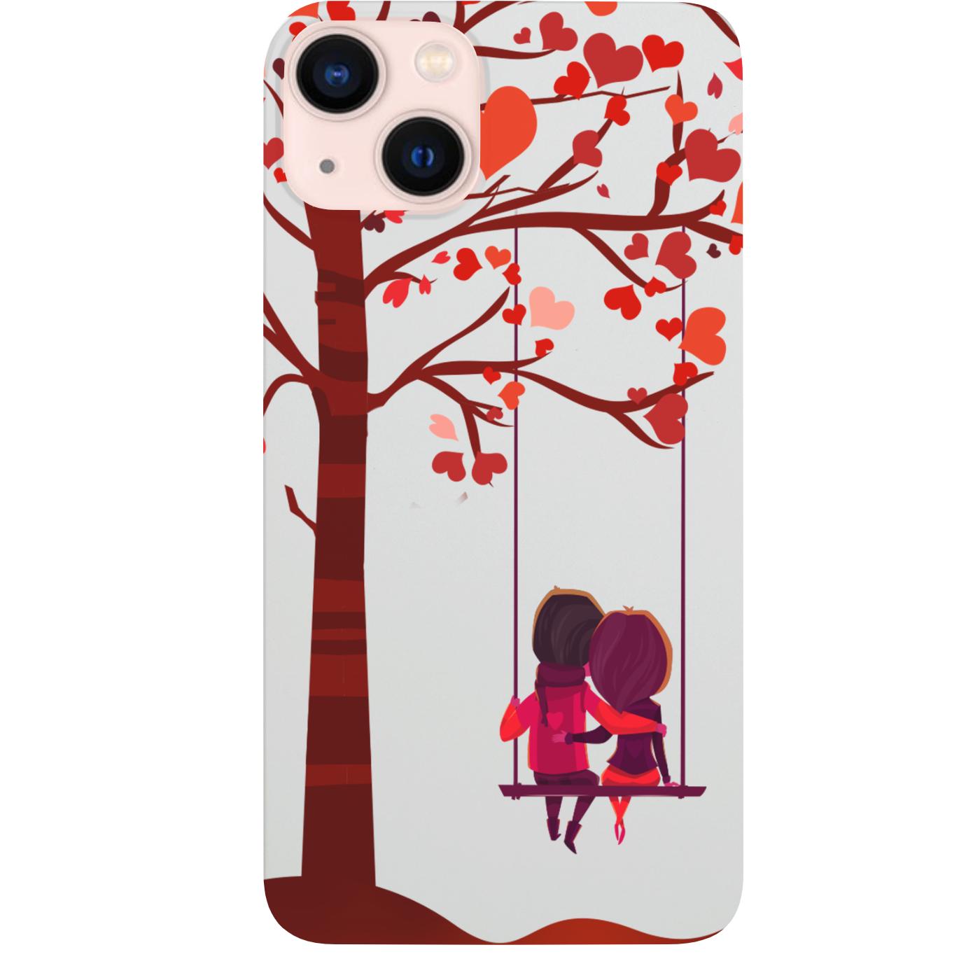 Cute Couple - UV Color Printed Phone Case