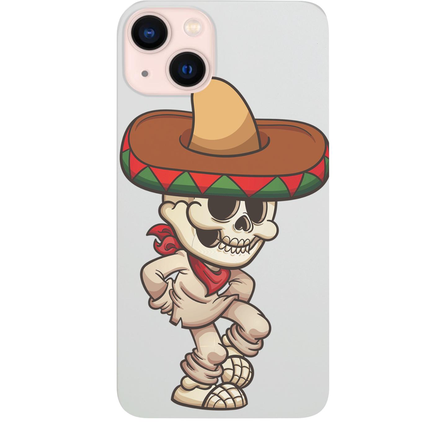 Dancing Skeleton Boy - UV Color Printed Phone Case