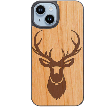 Deer Mount - Engraved Phone Case