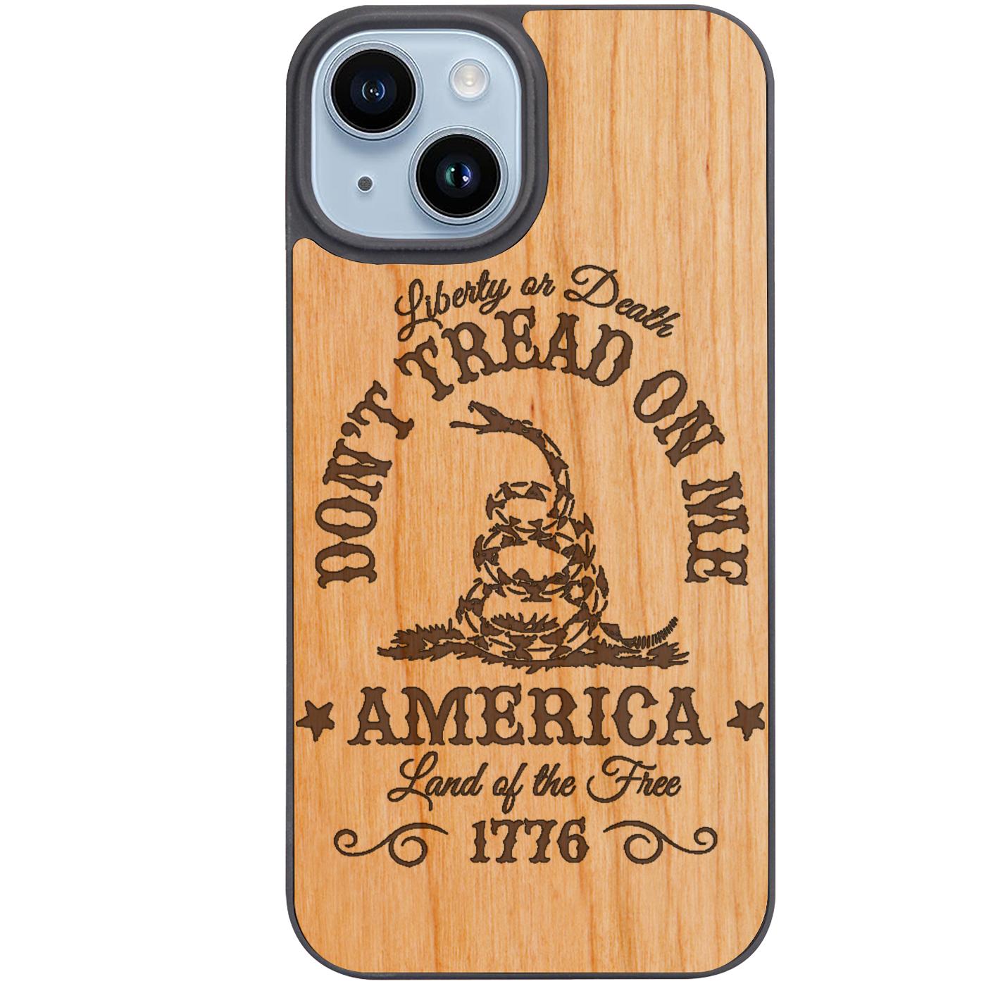 Don't Tread on me - Engraved Phone Case