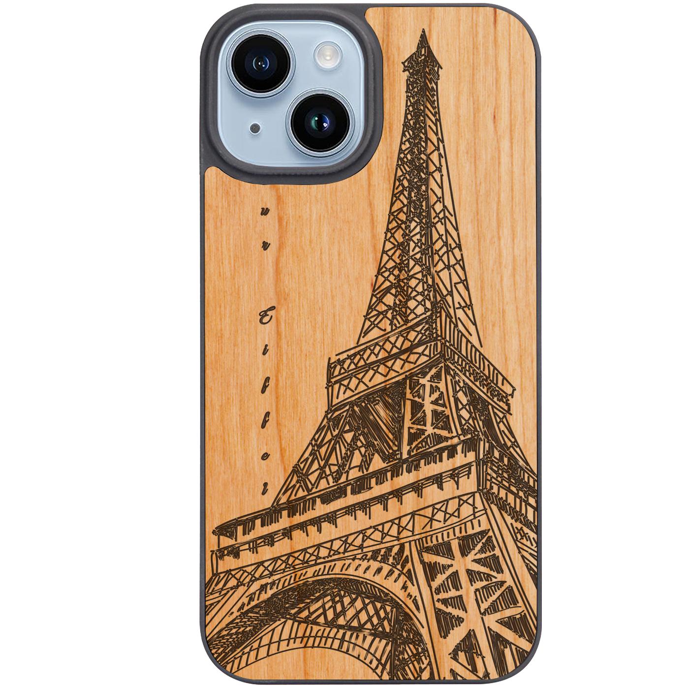 Eiffel Tower - Engraved Phone Case