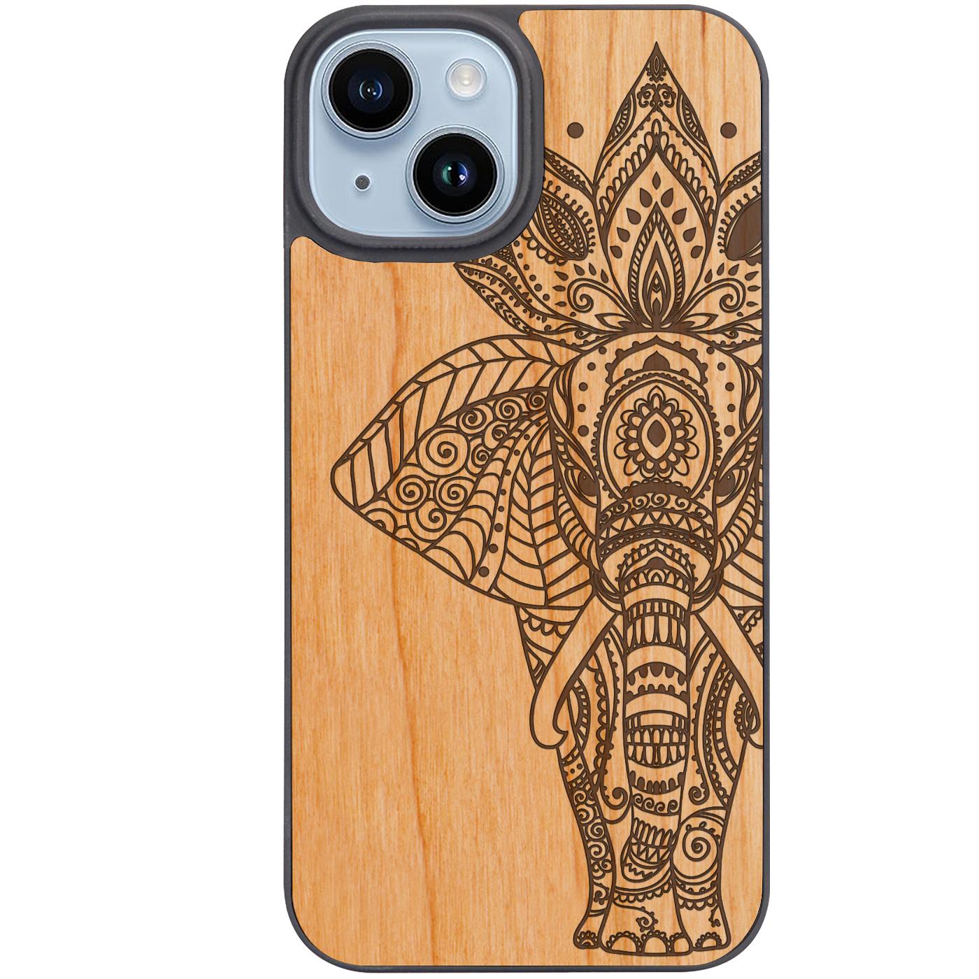 Elephant 1 - Engraved  Phone Case