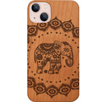 Elephant Mandala 1 - Engraved Phone Case