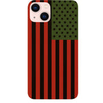 Afro American Flag - UV Color Printed Phone Case