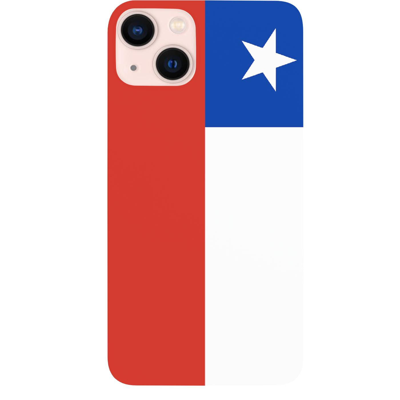 Flag Chile - UV Color Printed Phone Case for iPhone 15/iPhone 15 Plus/iPhone 15 Pro/iPhone 15 Pro Max/iPhone 14/
    iPhone 14 Plus/iPhone 14 Pro/iPhone 14 Pro Max/iPhone 13/iPhone 13 Mini/
    iPhone 13 Pro/iPhone 13 Pro Max/iPhone 12 Mini/iPhone 12/
    iPhone 12 Pro Max/iPhone 11/iPhone 11 Pro/iPhone 11 Pro Max/iPhone X/Xs Universal/iPhone XR/iPhone Xs Max/
    Samsung S23/Samsung S23 Plus/Samsung S23 Ultra/Samsung S22/Samsung S22 Plus/Samsung S22 Ultra/Samsung S21