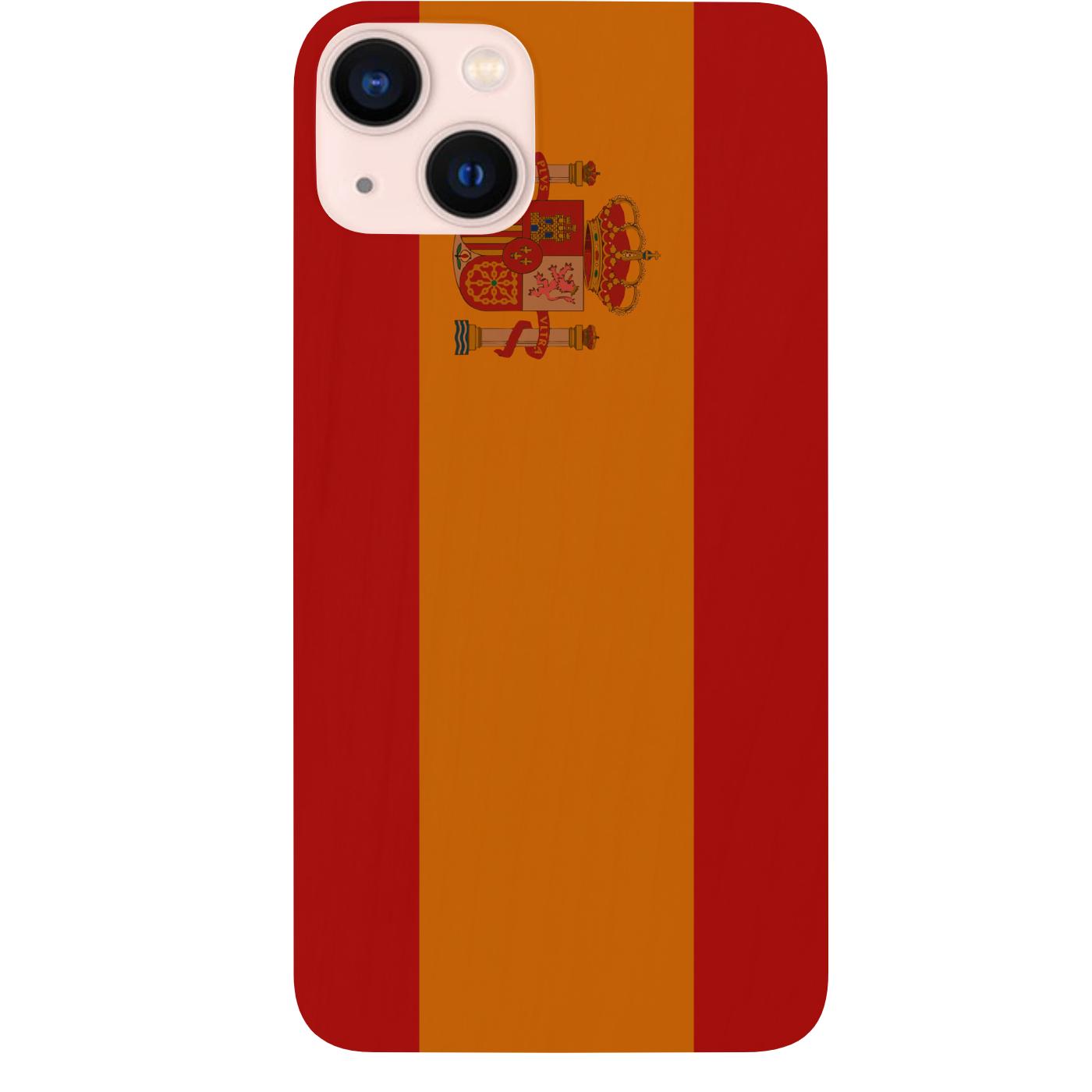 Flag Spain - UV Color Printed Phone Case for iPhone 15/iPhone 15 Plus/iPhone 15 Pro/iPhone 15 Pro Max/iPhone 14/
    iPhone 14 Plus/iPhone 14 Pro/iPhone 14 Pro Max/iPhone 13/iPhone 13 Mini/
    iPhone 13 Pro/iPhone 13 Pro Max/iPhone 12 Mini/iPhone 12/
    iPhone 12 Pro Max/iPhone 11/iPhone 11 Pro/iPhone 11 Pro Max/iPhone X/Xs Universal/iPhone XR/iPhone Xs Max/
    Samsung S23/Samsung S23 Plus/Samsung S23 Ultra/Samsung S22/Samsung S22 Plus/Samsung S22 Ultra/Samsung S21