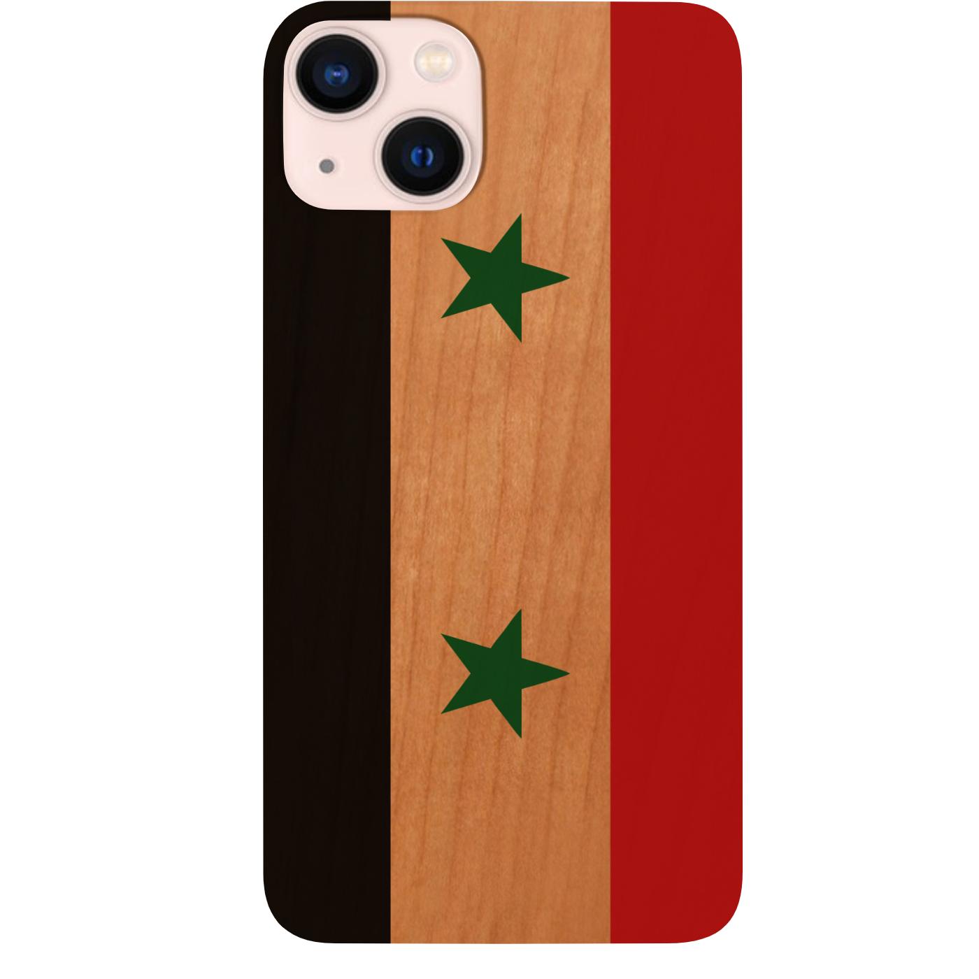 Flag Syria - UV Color Printed Phone Case for iPhone 15/iPhone 15 Plus/iPhone 15 Pro/iPhone 15 Pro Max/iPhone 14/
    iPhone 14 Plus/iPhone 14 Pro/iPhone 14 Pro Max/iPhone 13/iPhone 13 Mini/
    iPhone 13 Pro/iPhone 13 Pro Max/iPhone 12 Mini/iPhone 12/
    iPhone 12 Pro Max/iPhone 11/iPhone 11 Pro/iPhone 11 Pro Max/iPhone X/Xs Universal/iPhone XR/iPhone Xs Max/
    Samsung S23/Samsung S23 Plus/Samsung S23 Ultra/Samsung S22/Samsung S22 Plus/Samsung S22 Ultra/Samsung S21