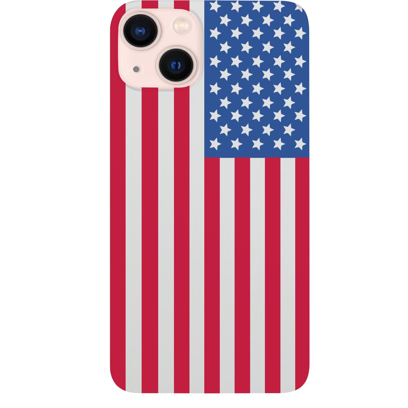 for iPhone 14 Pro Max Case American Flag Designer Pattern Cover