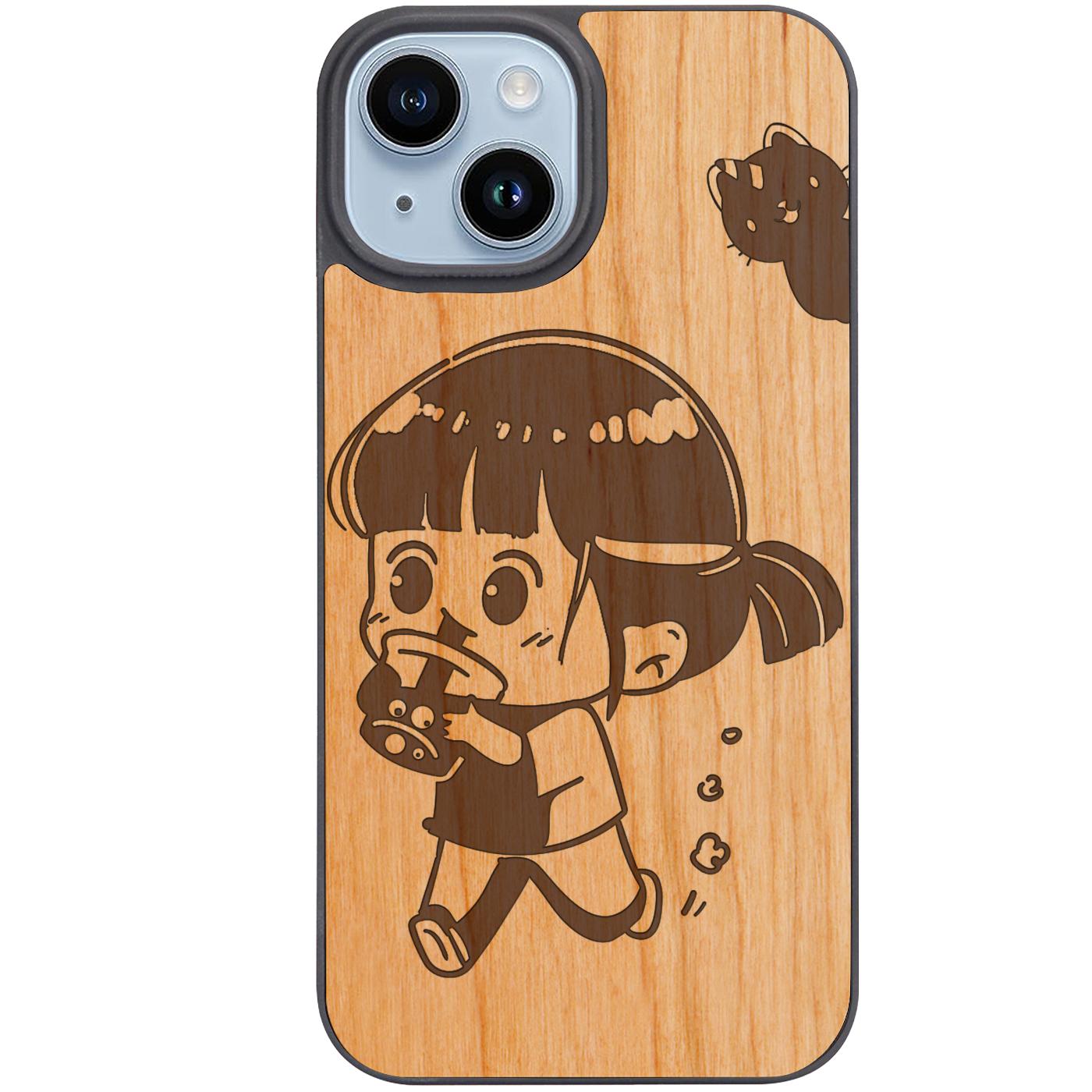 Fictional Character Kawaii 2 - Engraved Phone Case