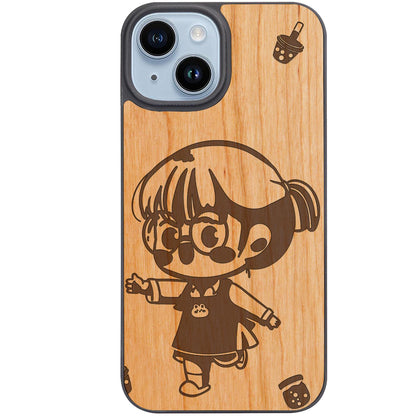 Fictional Character Kawaii - Engraved Phone Case